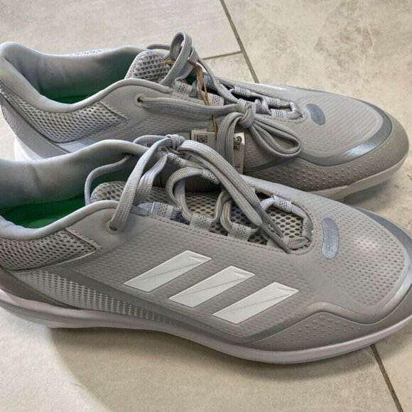 Adidas Icon 7 Metal Baseball Cleats Gray SPG 753001 Mens Size 12.5 12‎ 1/5 NWB - Picture 6 of 11